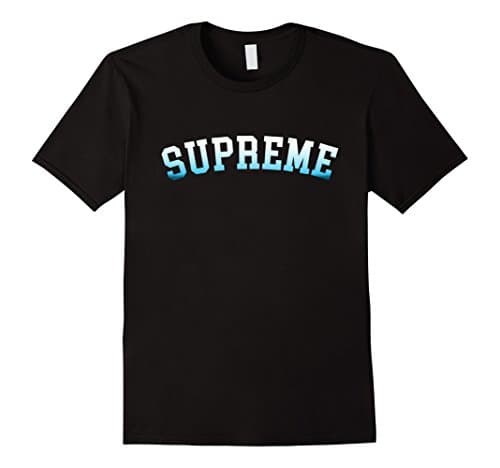 Mens Supreme T-Shirt Medium Black