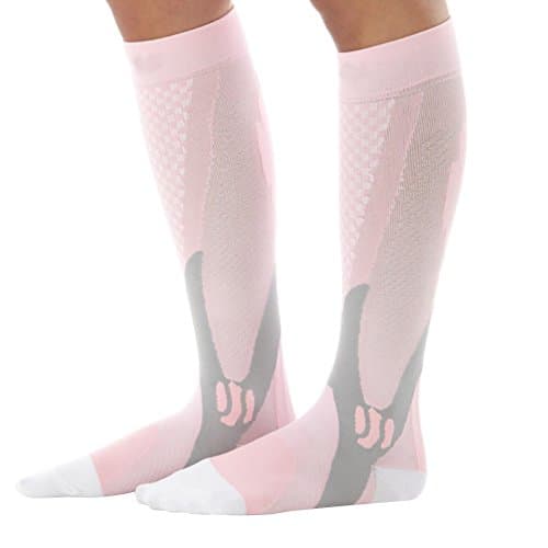 Yooan Leg Support Stretch Magic Compression Socks Performance Sports Running For Men and Women