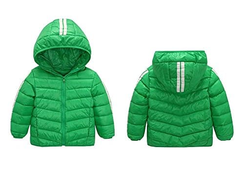Wxian Children's Soft Hooded Two-Bar Down Jacket