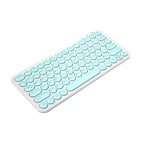 Zmsdt 78 Key Wired USB Mini Slim Keyboard for PC, Computer, Notebook, Laptop, Netbook, Windows 8 7 XP Vista, Black (color : Blue)