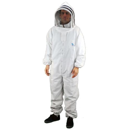 Professional Grade Bee Suits, Complete Bee Keeper Suit With Gloves - Large Size