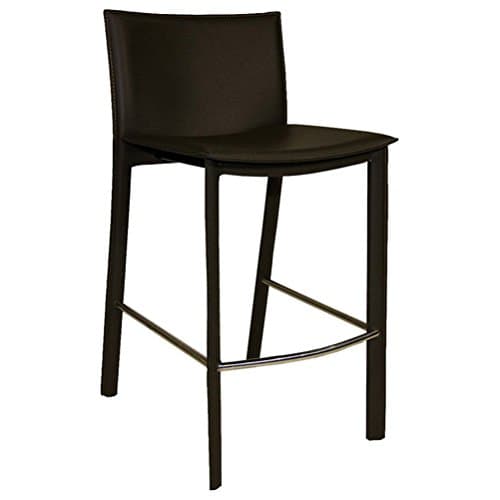 Mod Home Collection Panca Counter Stool, Black