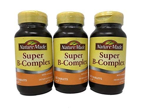 Nature Made Vitamin Super B Complex Vitamins Supplement |Triple Value Max Potency 3 Pack | Formulated for Energy