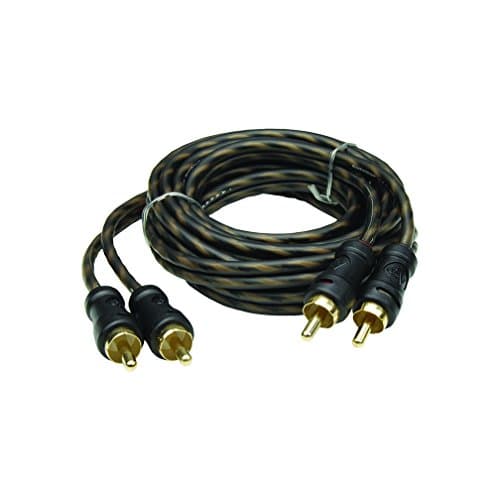 Audiopipe 24Kt Gold Plated Interconnect Cable 3Ft