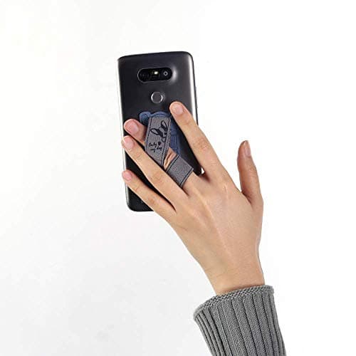 Smart Phone Loop Holder for Hand Grip - Cell Phone Accessories for Back of Phone (Blue Camera)