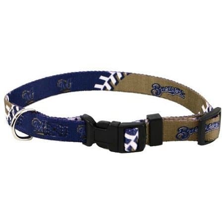 Milwaukee Brewers Dog Collar Large