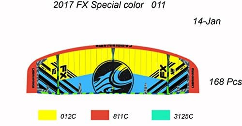 Cabrinha 2017 FX 9m Wildcard color