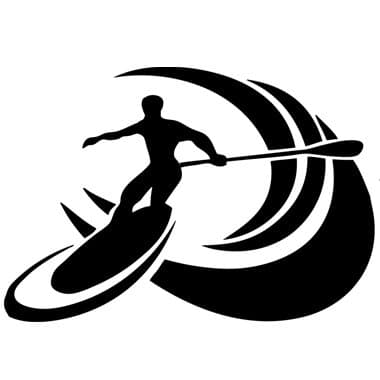 SUP Wave Vinyl Sticker