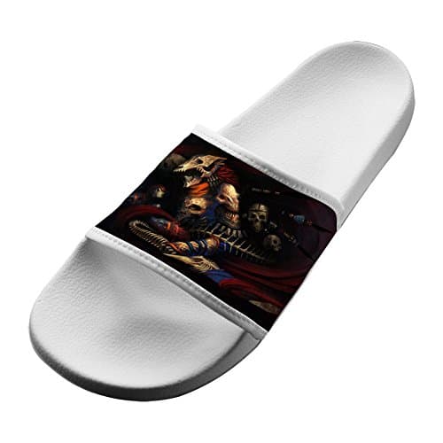 Heiyoua Fly Knit Sandals Custom Skeleton Skull