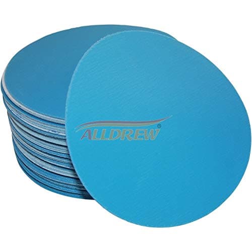150mm Wet and Dry Sanding Discs 6in Hook and Loop Plain Waterproof 6'' Sandpaper 40-3000 Grit (10, Grit 3000 - Ultra Fine)
