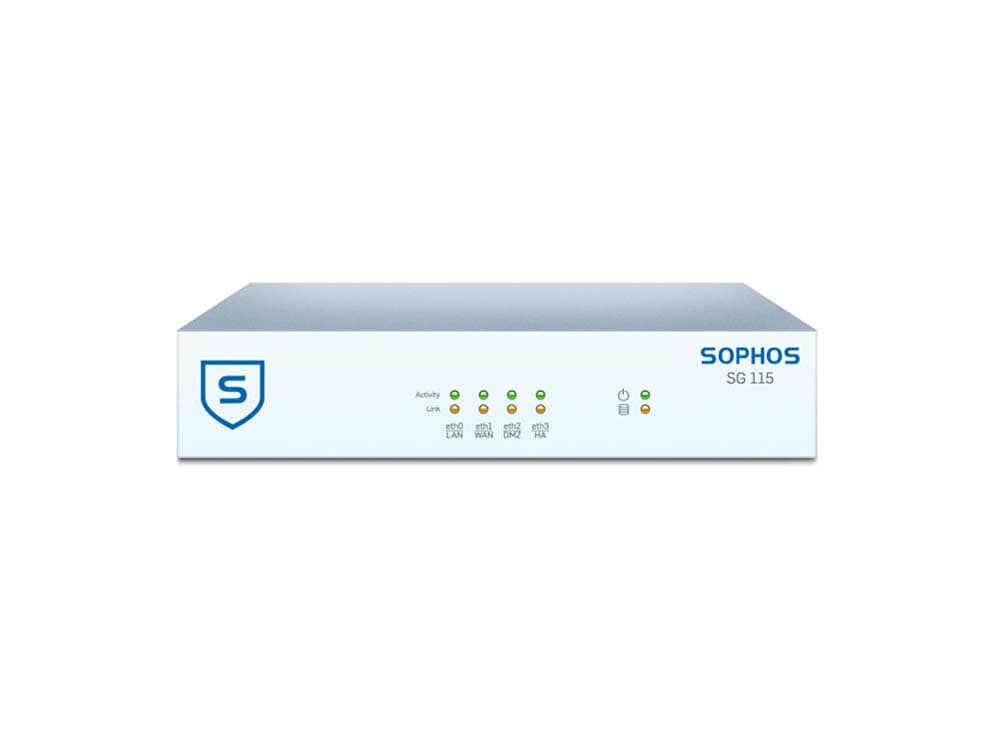 Sophos SG 115 rev.2 TotalProtect 1 YR Bundle UTM Appliance and FullGuard License 1 Year