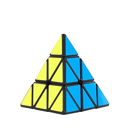 Pyramid Speed &amp; Magic Cube Puzzle | Anti-Stick Concave For Smooth Twisting | Educational Toy For Adults &amp; Kids | Sharpen Brain, Enhance Fine Motor Skills, Critical Thinking&amp;Problem Solving