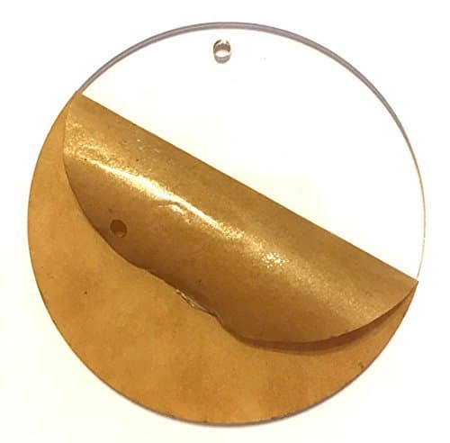 10 Clear Acrylic Discs by The Chunky Hunk - Enough Keychains Blanks to Start Making Serious Money - Make The Highest Quality Keychains - Comes with .125 Inch Hole (3.5 inch)