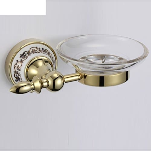 Gold-plated SOAP dish/SOAP rack/Bathroom hardware accessories-A