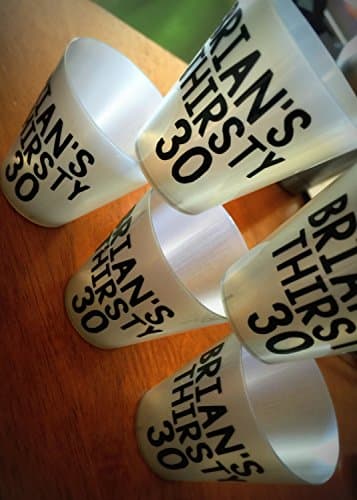 30th Birthday Shot Glasses