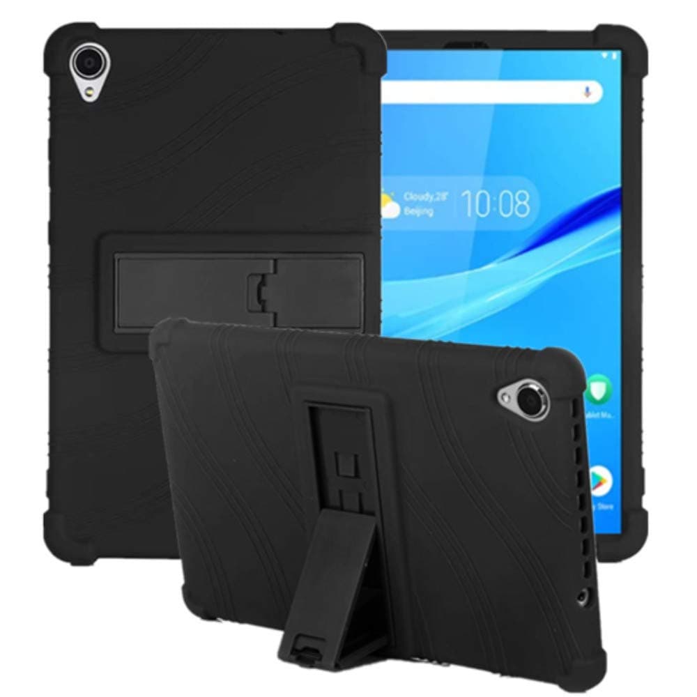 Case for Lenovo Tab M8 3rd Gen TB-8506F ,Soft Silicone Stand Cover for Lenovo 8.0 Inch Tab M8 Gen 3 2022/Tab M8 HD LTE 2021/ Tab M8 HD/Smart Tab M8/Tab M8 FHD 2019 TB-8705F (Black)