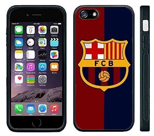 Apple Case Cover For Apple Iphone 5C Black PC Silicone Case Barcelona FCB Soccer Futsal Futbol club Messi FC