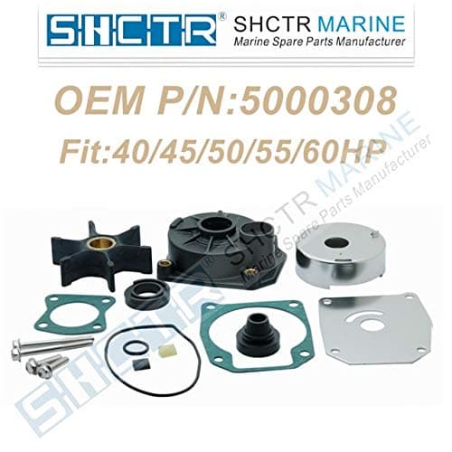 Ignar Boat Engine SHCTR Water Pump Repair Kit for 5000308,40/45/50/55/60HP