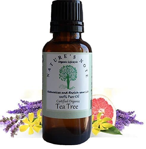 Natures Note Organics 100% Certified Essential Oils, Tea Tree, 10ml