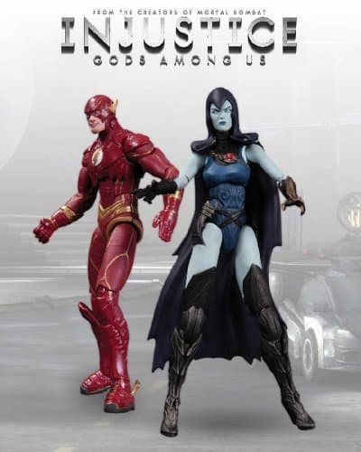 DC Collectibles INJUSTICE FLASH VS RAVEN 2 PACK