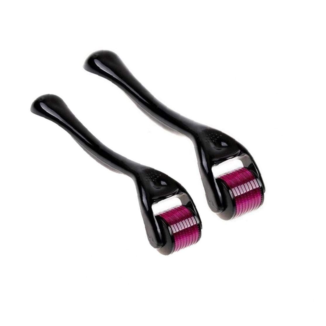 2 Pcs Derma Roller Microneedle Face Roller Exfoliation Roller Microdermabrasion Micro Dermaroller Skin Care Tool For Silky And Beautiful Skin(0.25mm,0.5mm)