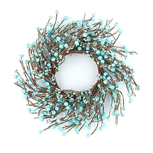 14 Inch Turquoise Mixed Berry Wreath