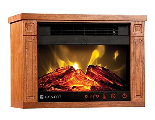 Heat Surge Mini Glo Efficiency Plus Touch in Dark Oak