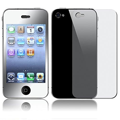 Premium FULL BODY Mirror Screen Protector for Apple iPhone 4 4G / 2 Piece Front and Back
