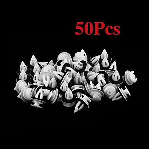 UTL 50Pcs White New Hot Practical 8mm Hole Door Panel Clips with Seal Ring for BMW E34 E36 E38 E39 E46 X5 M3 M5 Z3 Hand Tools