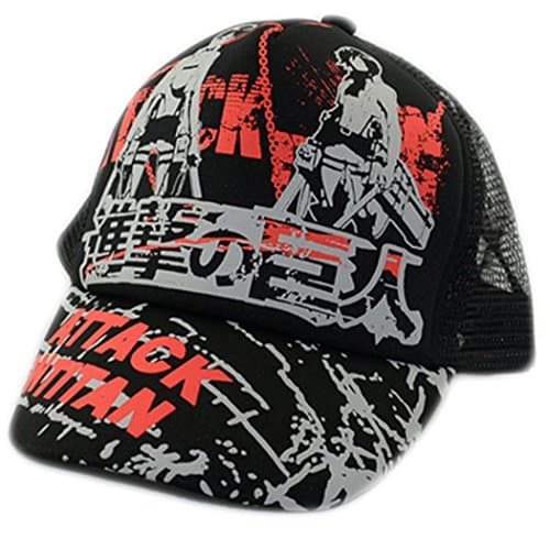 Anime Attack on Titan Hat Cosplay Cap Baseball Cap Mesh Cap (Mesh Cap 3)