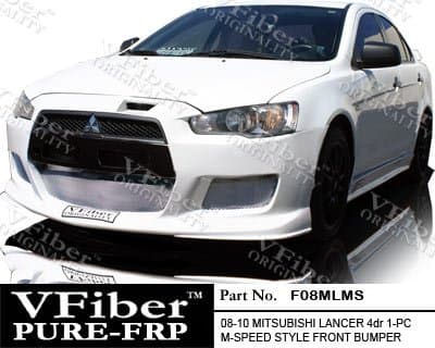 2008-2012 Mitsubishi Lancer 4dr Body Kit M-Speed Front Bumper