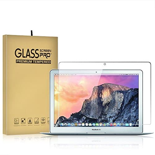 Temper Glass Screen Protector for Macbook Pro 13 Inch A1278 9H Hardness Crystal Clear Scratch Resistant Bubble Free Easy Installation Screen Film