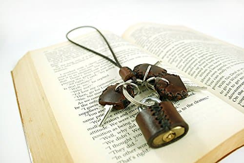 Lock and Key, Working Lock , Mini Lock, Small Padlock, Padlock, Padlock and Key, Lock and Key,New Homeowner Gift,Christmas Gift,Leather Gift