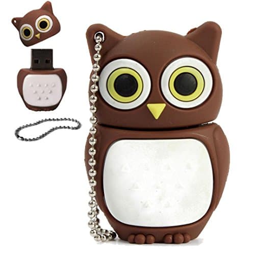 Mchoice Cartoon Owl USB 2.0 Flash Enough Memory Stick Storage Thumb U Disk 32GB /16GB/8GB/4GB/2GB/1GB (16GB)