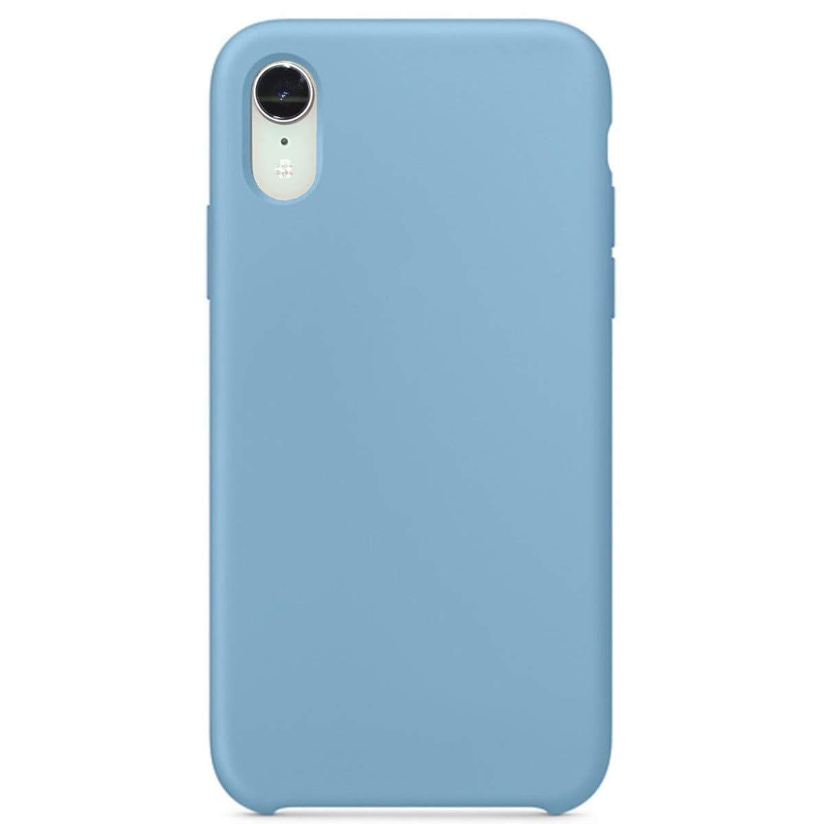 Compatible for iPhone XR Case, Liquid Silicone Case Soft Microfiber Cloth Lining Cushion Compatible with iPhone XR (6.1") (Cornflower)