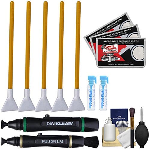 VisibleDust EZ Sensor THINLITE-X Cleaning Kit + Lenspens + Kit for Fuji X-A3, X-E2s, X-T1, X-T2, X-T10, X-T20, X-Pro2 Cameras