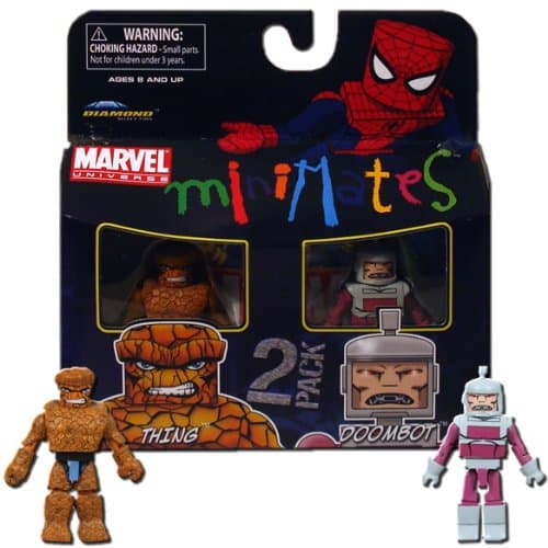 Marvel Minimates Series 37 Mini Figure 2Pack Thing Doombot