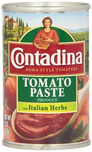 Contadina Tomato Paste with Italian Herbs 6 Oz (Pack of 3)