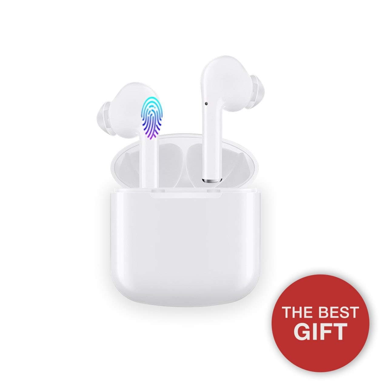 Support Ukraine, Bluetooth 5.0 Wireless Earbuds with Touch Control by DH2, Waterproof Sport Airbuds