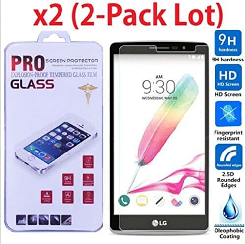 2 Pack / Premium HD Tempered Glass Screen Film Protector For Microsoft Nokia Lumia 650