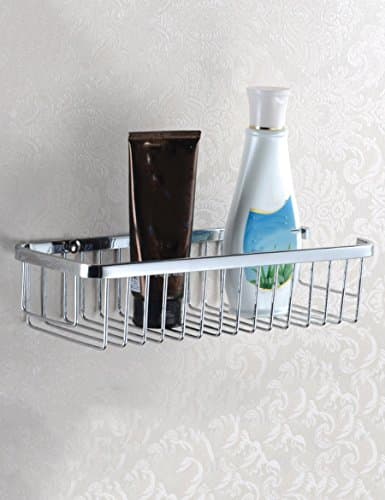 Extremely Firm Shower Shelf Stainless Steel Shelf Bathroom Baskets Rectangular Wall Shelves Toilet Shelves Kitchen Wall Mounted Racks ensuring quality (Size : 30cm)