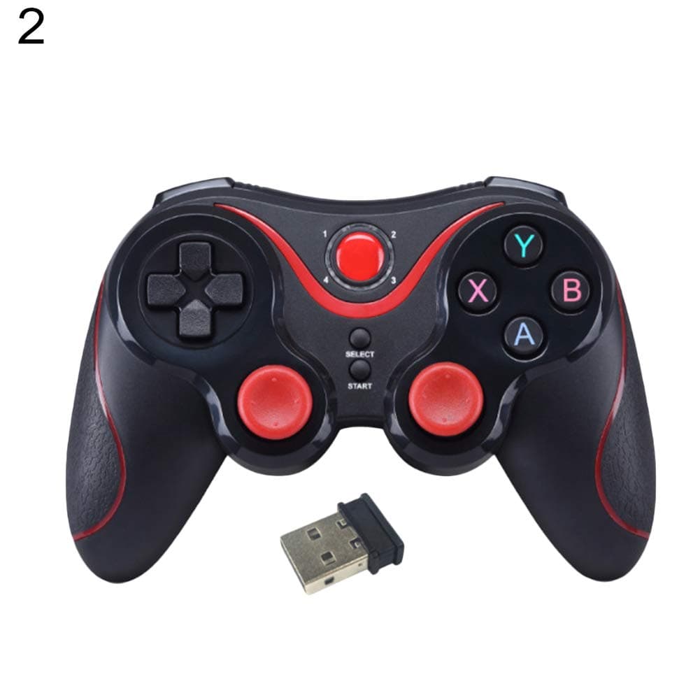 HeavFYj T3 Bluetooth Wireless Gamepad Joystick Transmitter Holder for Android iOS PS3 2#