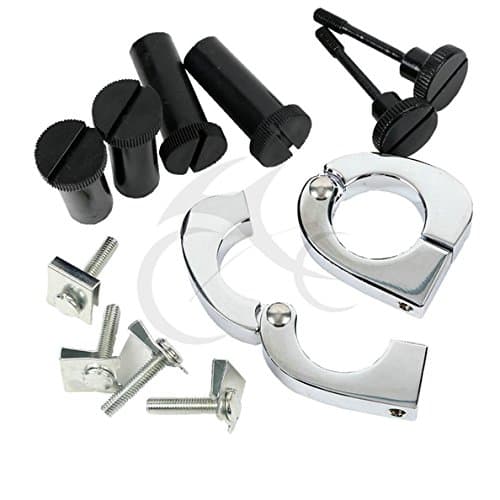 TCMTQuick Release Mounting hardware Fits For Harley FLT, FLHT, FLHTCU, FLHRC, Road King, Street Glide, Electra Glide, Ultra-Classic lower vented fairing