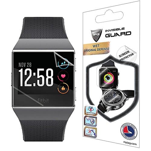 For FITBIT IONIC SMARTWATCH Screen Protector (2 Units) Invisible Ultra HD Clear Film Anti Scratch Skin Guard - Smooth / Self-Healing / Bubble -Free By IPG