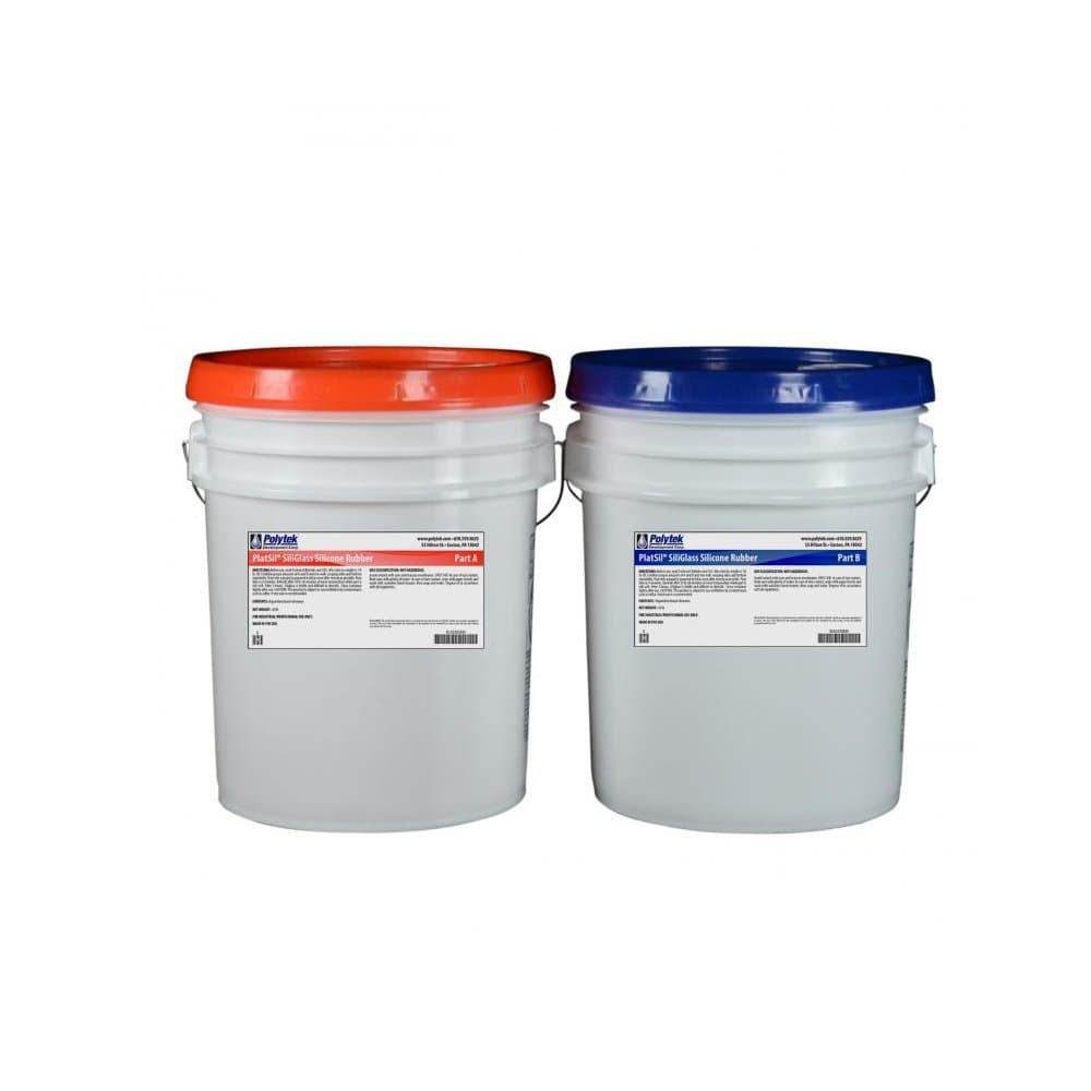 Polytek PlatSil SiliGlass Platinum Silicone Rubber (80lb Kit)