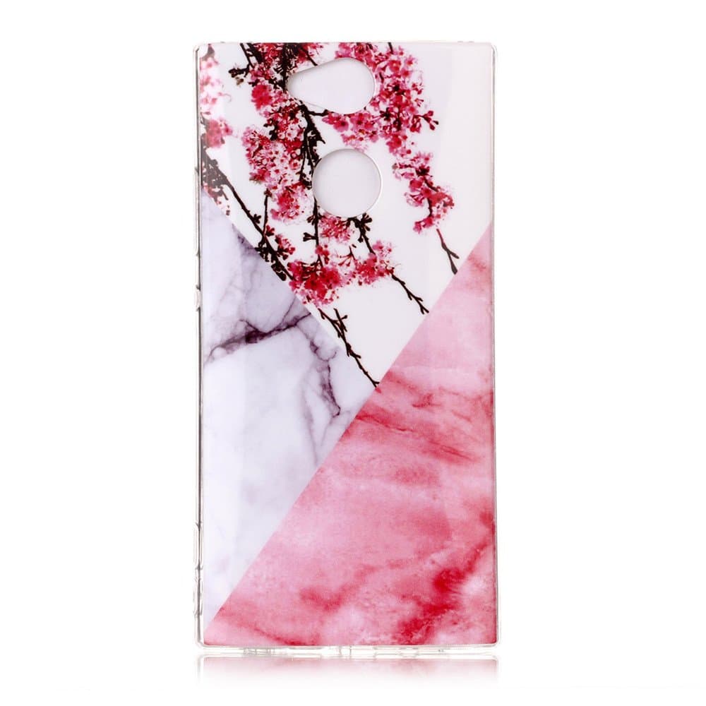 Sony Xperia XA2 Case,Gloryshop [Marble pattern Series] Slim Soft Flexible TPU Case Gel Skin Protective Cover for Sony Xperia XA2 5.2 Inch, A08