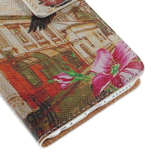 MaryJane Folio Leather Stand Case for iPhone 6 4.7-Inch - Retail Packaging - Venezia Flower Bird