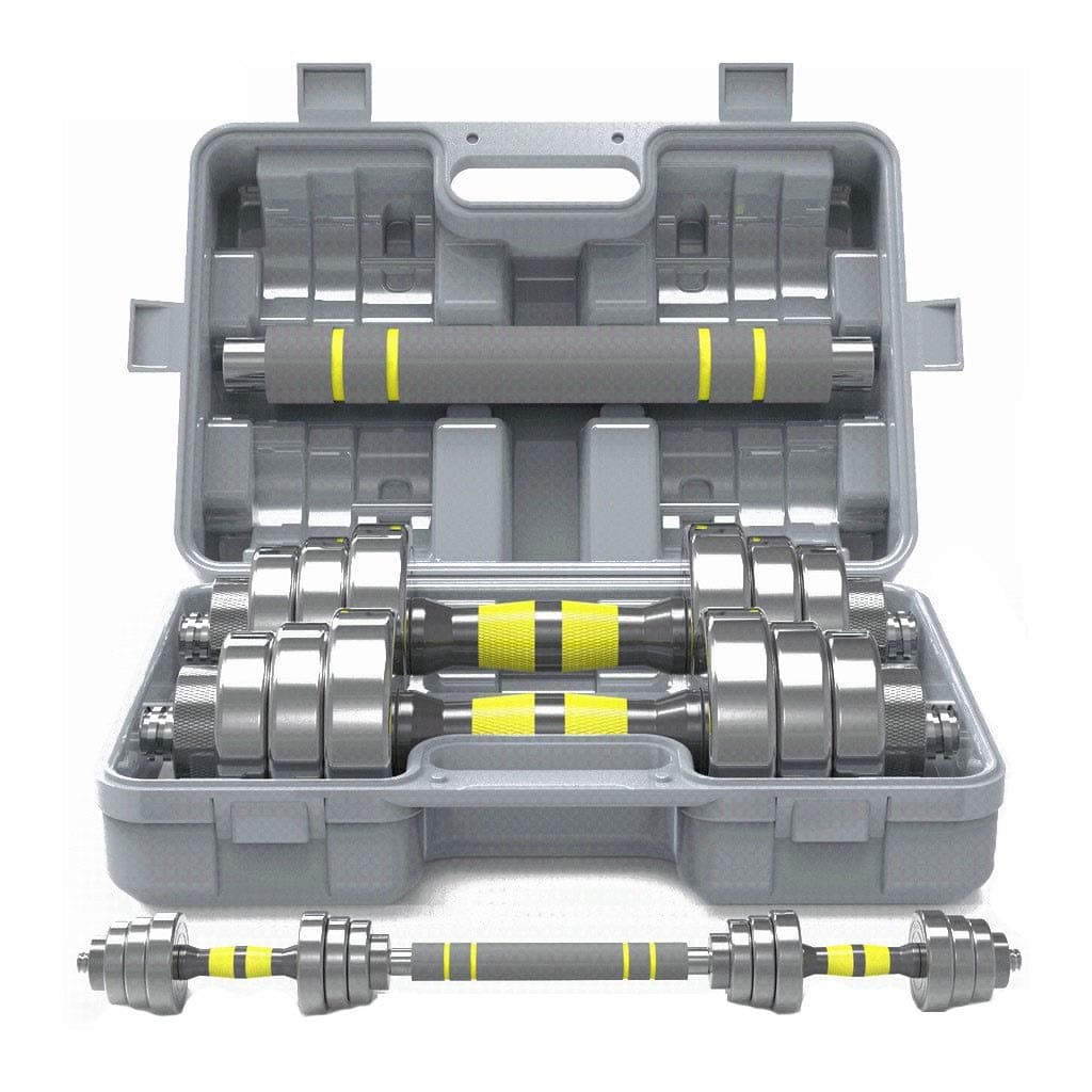 Dumbbell Cast Iron Adjustable Set Hand Weight with Solid Handles Changed into Barbell Handily Perfect for Bodybuilding Fitness Weight Lifting Training (Color : 10kg)