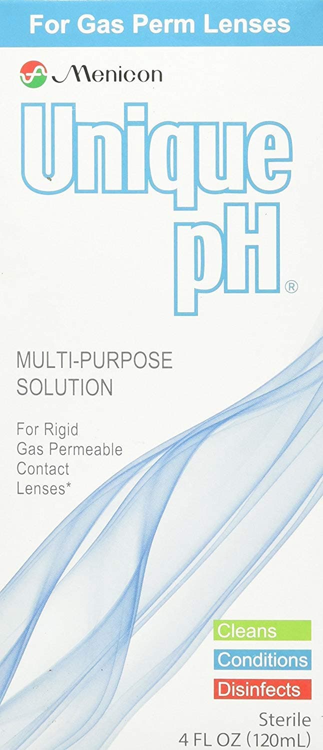 Unique pH Multi-Purpose Solution + RGP Lens Case 4 fl oz by Unique pH