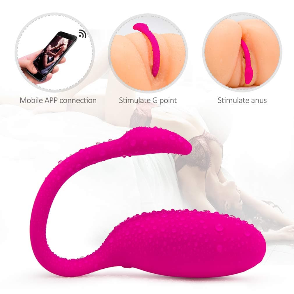 U Shape Exercise with APP & Vibration,Smart Wearable Silent Kegel Ben Wa Balls for Women Tightening & Pelvic Floor Exercises for Beginners & Advanced